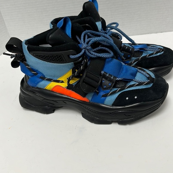 Men’s Javi Hub Mid Top Sneakers/Boots Size 8 - Picture 1 of 6